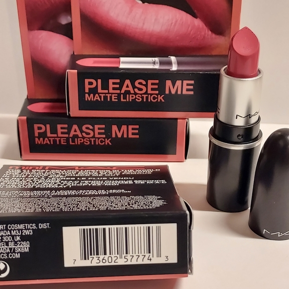 MAC MINI Matte Lipstick *PLEASE ME* / .06 oz / New in box - Picture 4 of 4